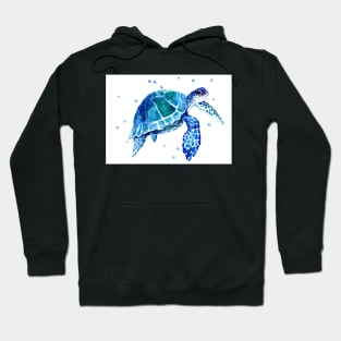 Blue Sea Turtle Hoodie